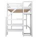 Cama alta para niños Cama alta para niños Blanco