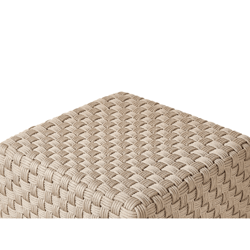 Pufe NALLI Taupe 50 cm 50 cm 35 cm
