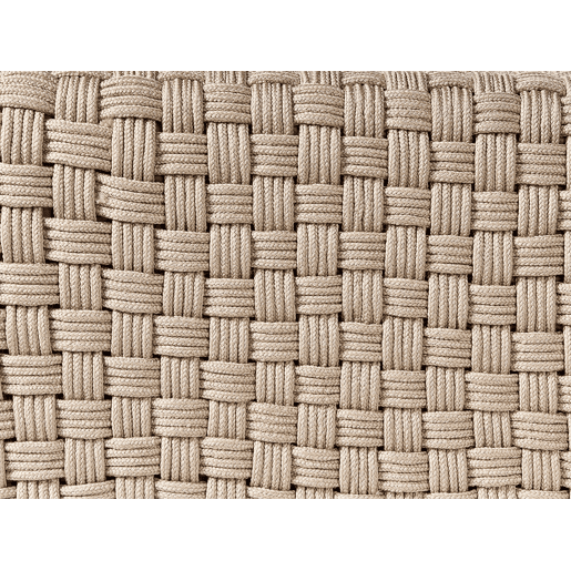 Pufe NALLI Taupe 50 cm 50 cm 35 cm