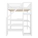 Cama alta para niños Cama alta para niños Blanco