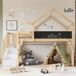 Cama alta para niños Cama alta para niños Natural