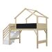 Cama alta para niños Cama alta para niños Natural