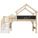 Cama alta para niños Cama alta para niños Natural