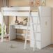 Cama alta para niños Cama alta para niños Blanco