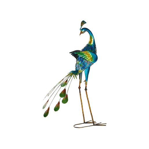 Estátua de jardim PEACOCK Azul