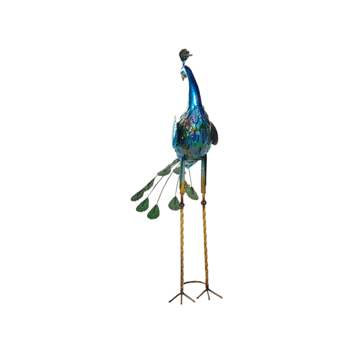 Estátua de jardim PEACOCK Azul