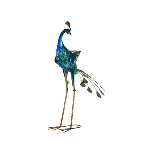 Estátua de jardim PEACOCK Azul