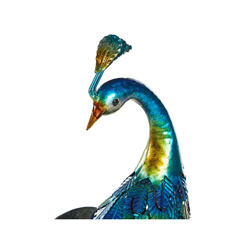 Estátua de jardim PEACOCK Azul