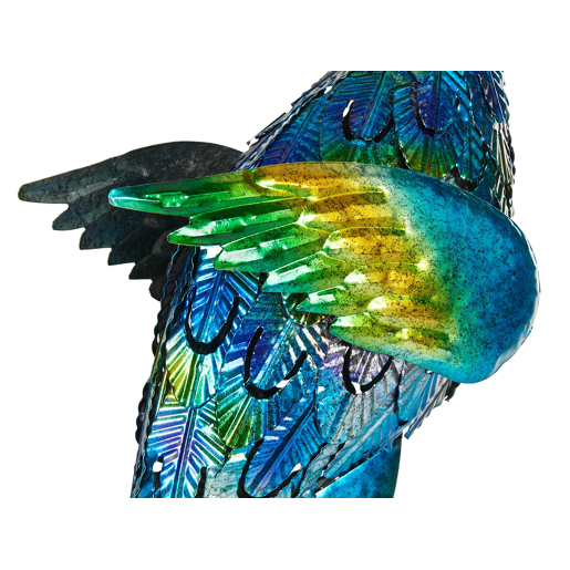 Estátua de jardim PEACOCK Azul