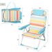 Aktive Silla plegable playa, aluminio, 5 posiciones, antivuelco Aktive Silla plegable playa, aluminio, 5 posiciones, antivuelco Multicolor
