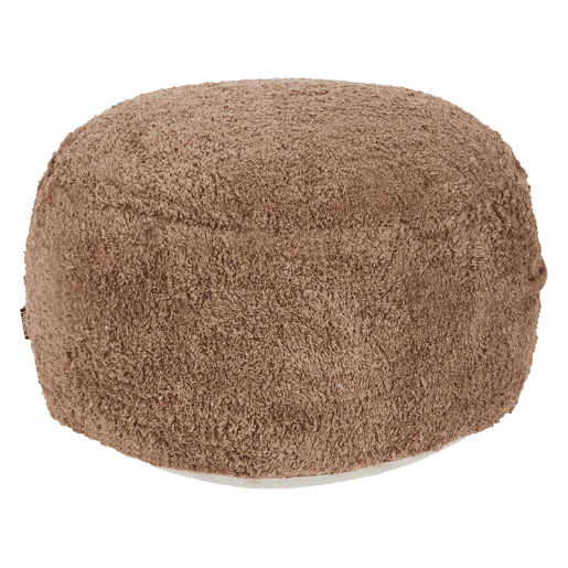 Pufe KANDHKOT Algodão Castanho 50 cm 50 cm 35 cm