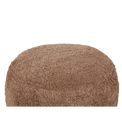 Pufe KANDHKOT Algodão Castanho 50 cm 50 cm 35 cm