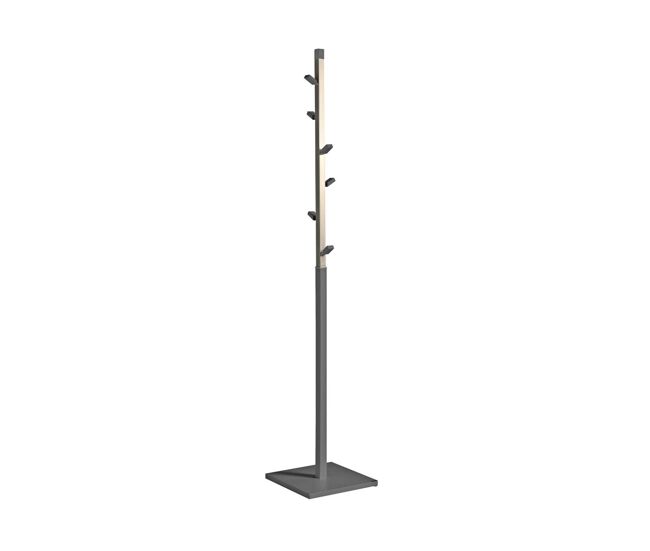 Perchero moderno mod. 428 herrajes en cromo satinado lacado 180x34x34 cm