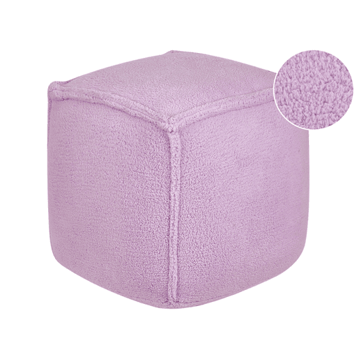 Pufe ALIPUR Bouclé Violeta 40 cm 40 cm 40 cm