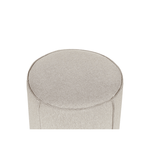 Pufe SEDONA Linho sintético Creme 40 cm 40 cm 43 cm