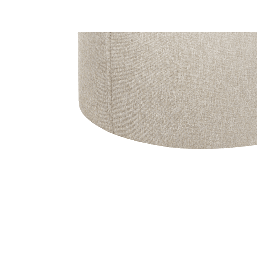 Pufe SEDONA Linho sintético Creme 40 cm 40 cm 43 cm
