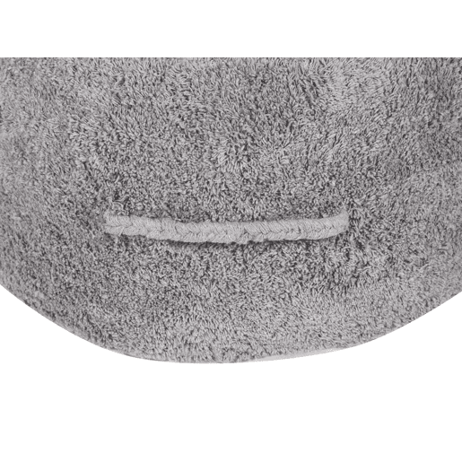 Pufe KANDHKOT Algodão Cinzento 50 cm 50 cm 35 cm