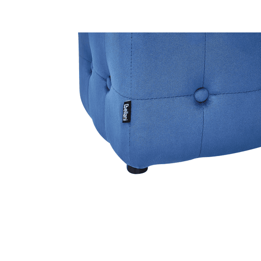 Pufe WISCONSIN Veludo Azul 36 cm 36 cm 39 cm