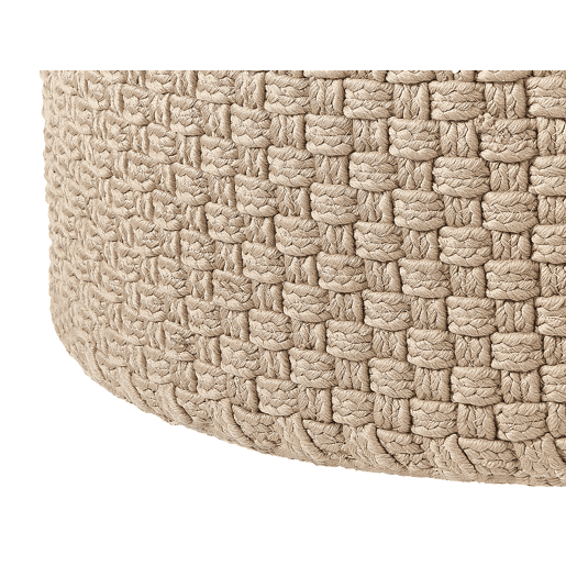Pufe MITHI Creme 70 cm 70 cm 30 cm