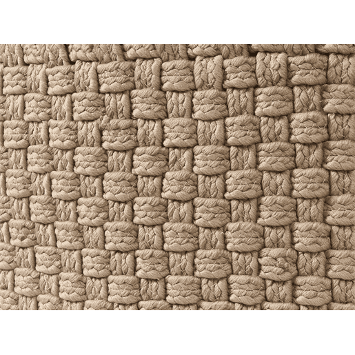 Pufe MITHI Creme 70 cm 70 cm 30 cm