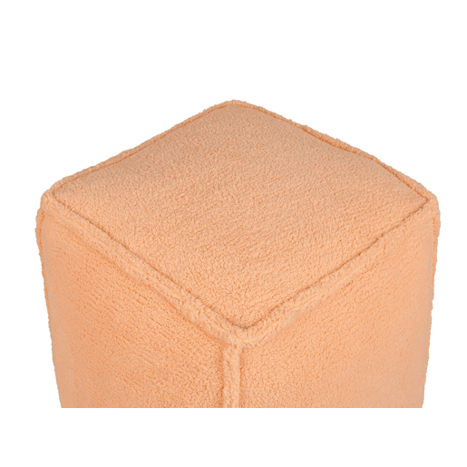 Pufe ALIPUR Bouclé Laranja 40 cm 40 cm 40 cm