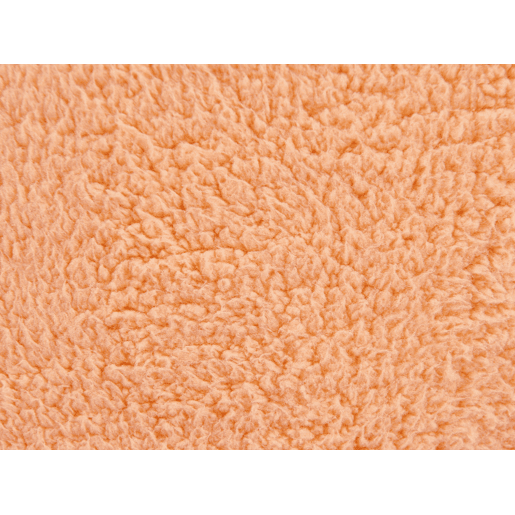 Pufe ALIPUR Bouclé Laranja 40 cm 40 cm 40 cm