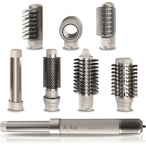 Escova de ar Bamba CeramicCare AirGlam Champagne Cecotec