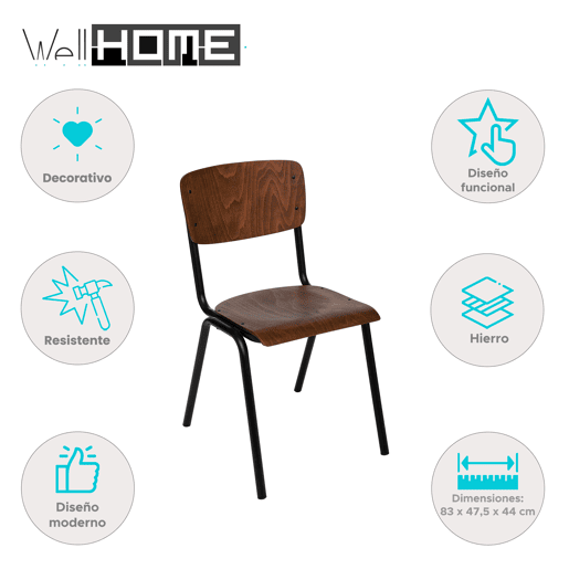 WELL HOME - Cadeira escolar 'Kiel'
