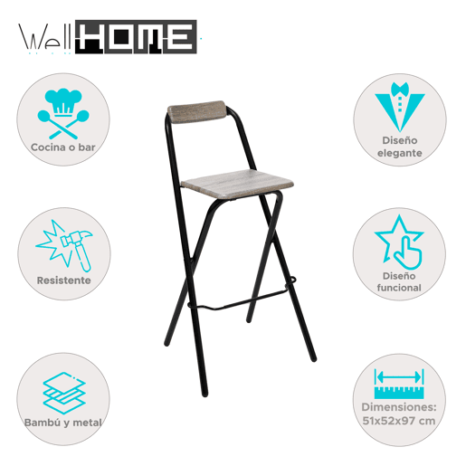 WELL HOME - Banqueta alta Louna