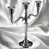 WELL HOME - Candelabros modernos de metal com 3 braços 22,5x9,1x26,5cm