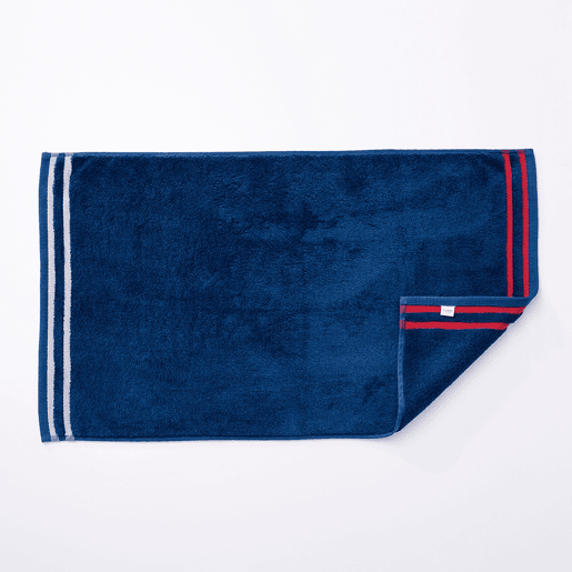 Tapete de banho 50x80cm 100% Algodão 800GSM tingido turco azul marinho El Ganso