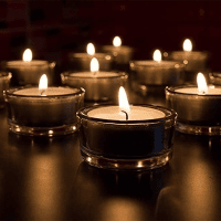 BEM CASA - Lote de 50 velas brancas Ø3,8cm