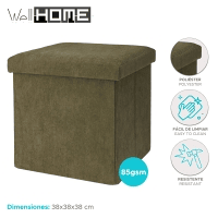 WELL HOME - Pack 2 Bancos de Organização Verde Escuro