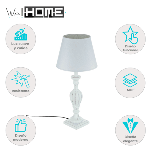 WELL HOME - Candeeiro RENZO direito e linho