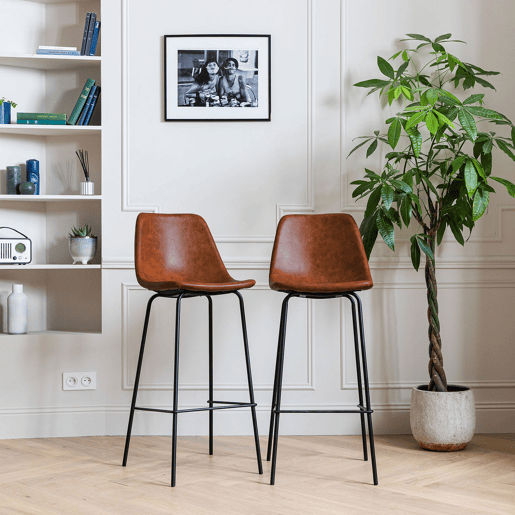 WELL HOME - Conjunto de 2 bancos altos Vladi