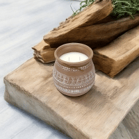 WELL HOME - Pacote de 6 velas aromáticas em recipiente de cimento