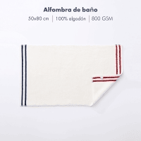 Tapete de banho 50x80cm 100% algodão 800GSM cru tingido pano turco El Ganso