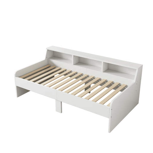 Sofá-cama - Sofá-cama 90x200 cm com 2 gavetas - Branco Sofá-cama - Sofá-cama 90x200 cm com 2 gavetas - Branco