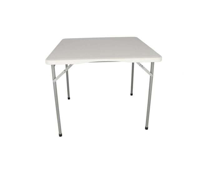 Well home mesa plegable foramto cuadrado de polietileno 70x70x75cm