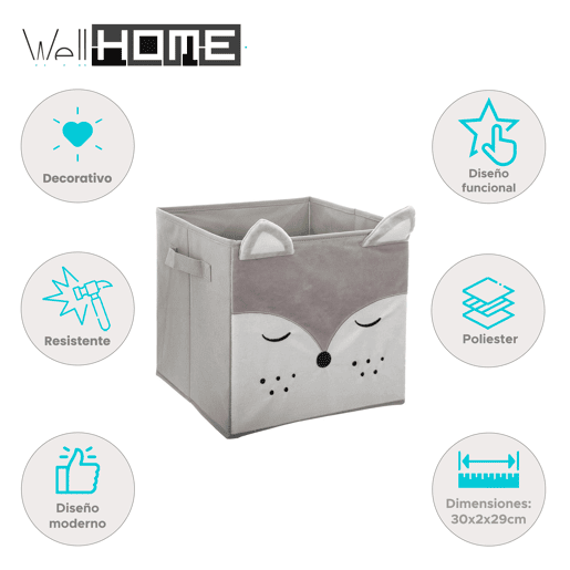 WELL HOME - Caixa de armazenamento Fox WELL HOME - Caixa de armazenamento Fox