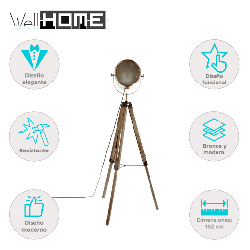 WELL HOME - Candeeiro de pé Ebor