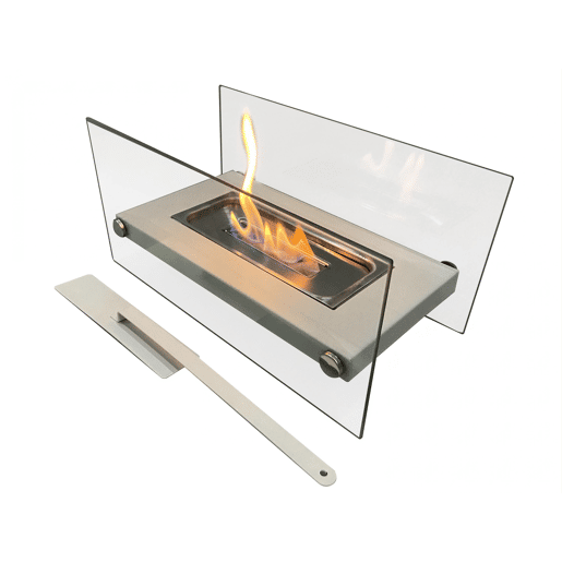Lareira de mesa a etanol em metal