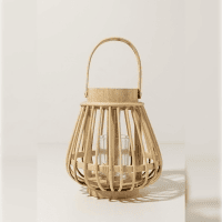 WELL HOME - Lanterna de vime Rania 14x16cm