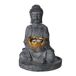 WELL HOME - Luz solar de Buda en polystone WELL HOME - Luz solar de Buda en polystone Dorado
