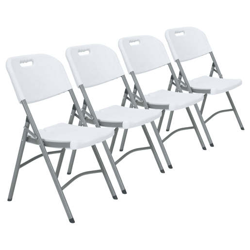A cadeira dobrável para exterior de 51 x 45 x 85,5 cm é ideal para qualquer evento ao ar livre, seja em terraços, alpendres, camping ou piqueniques.