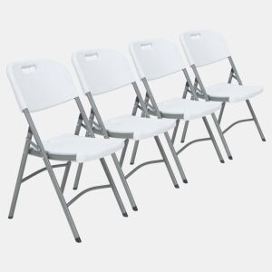 A cadeira dobrável para exterior de 51 x 45 x 85,5 cm é ideal para qualquer evento ao ar livre, seja em terraços, alpendres, camping ou piqueniques.