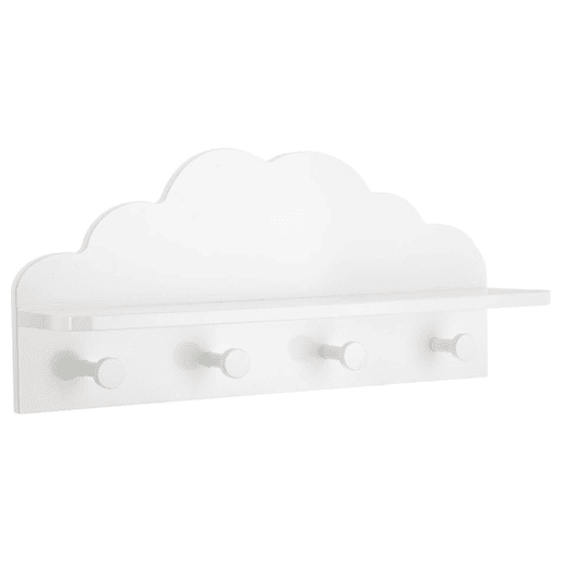 WELL HOME - Cabide infantil Cloud branco