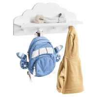 WELL HOME - Cabide infantil Cloud branco