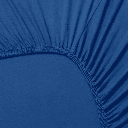 Lençol justo (160x200+aba 30cm) 100% Algodão 180TC azul marinho logotipo bordado El Ganso