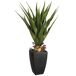 WELL HOME - Palmera artificial en maceta WELL HOME - Palmera artificial en maceta Verde Oscuro